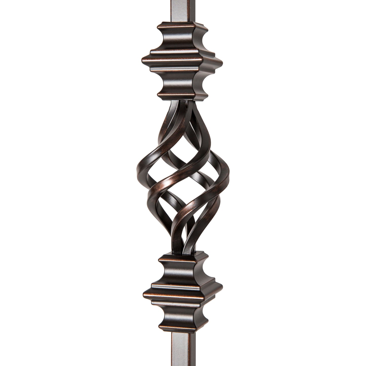 Iron Baluster | Basket with Knuckles | 1/2" x 44"