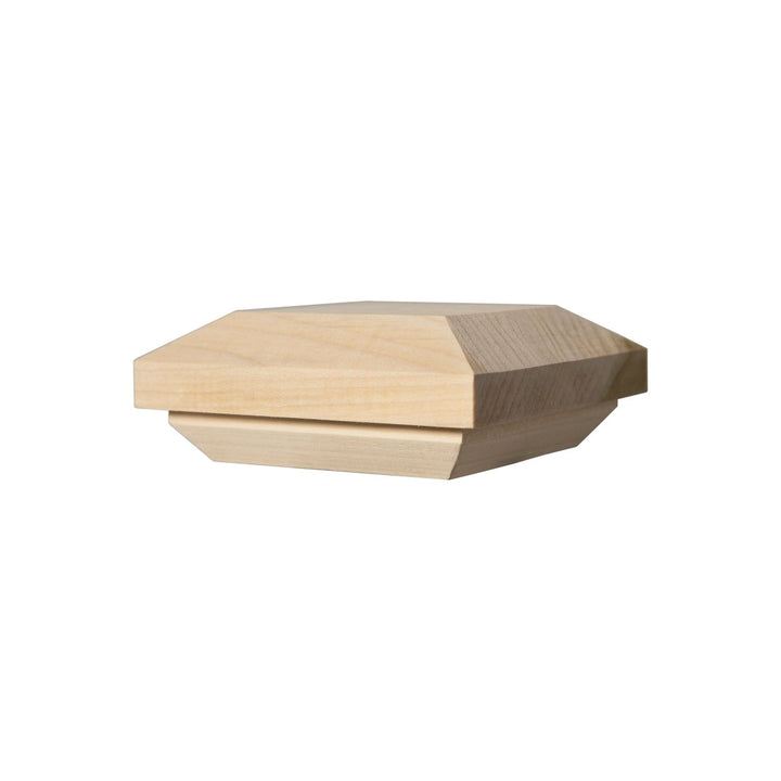 C300 | Box Newel Cap | "C" Style Beveled Top | Fits 3" Post - All Things Stairs