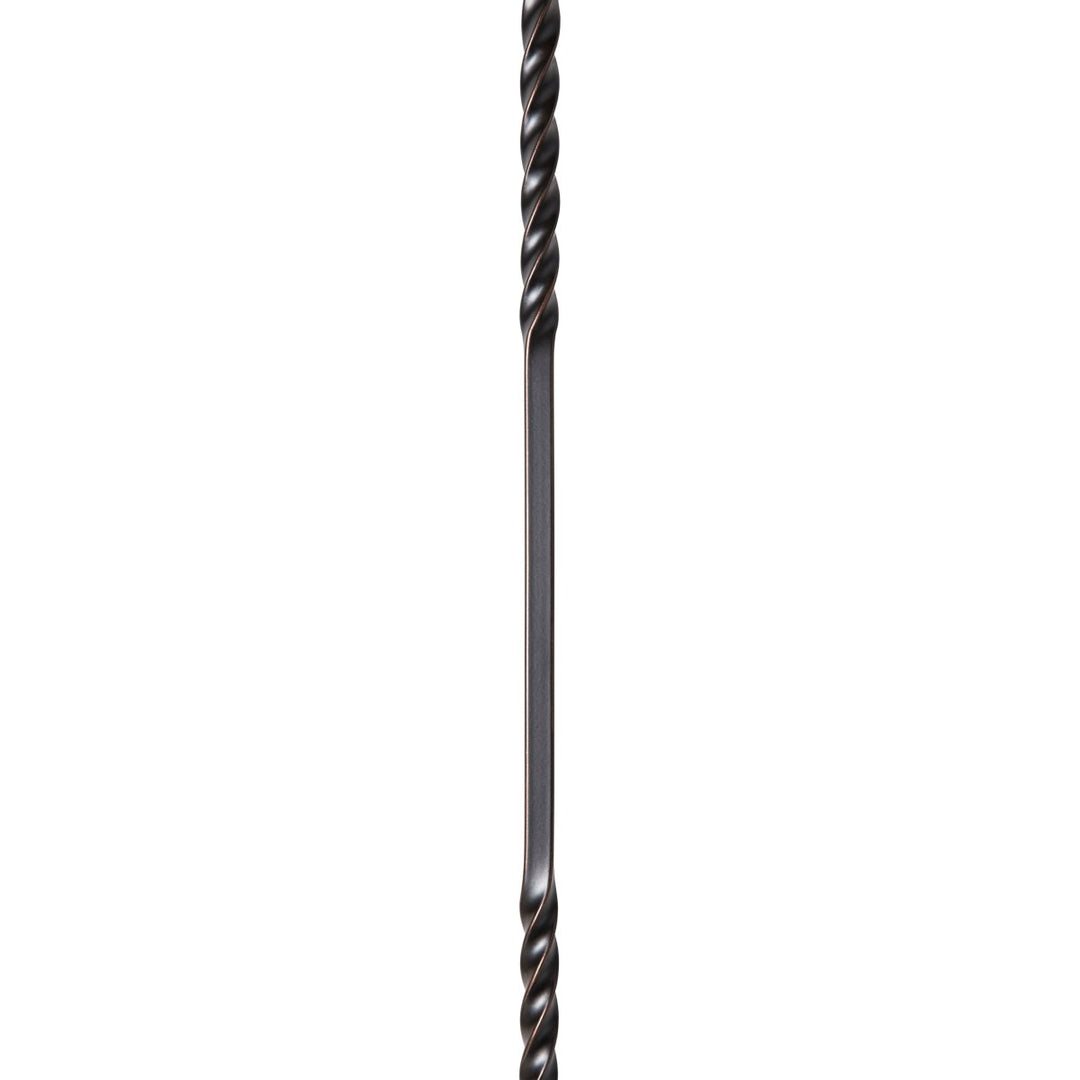 CLEARANCE | T03 | Iron Baluster | Double Twist | 1/2" x 44" PEWTER - All Things Stairs