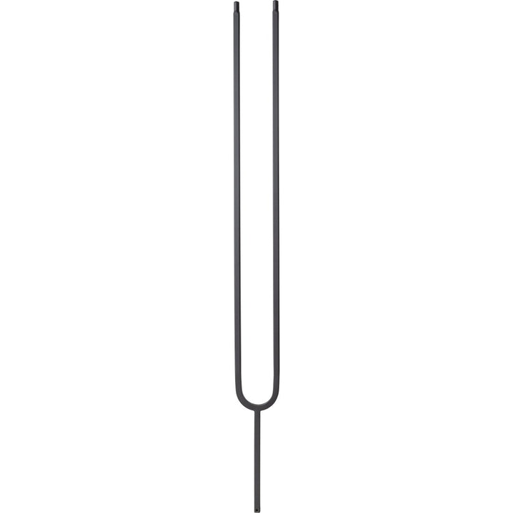 CLEARANCE | T86 | Iron Baluster | Split Oval | 1/2" Square Iron 44" Length | SATIN BLACK - All Things Stairs