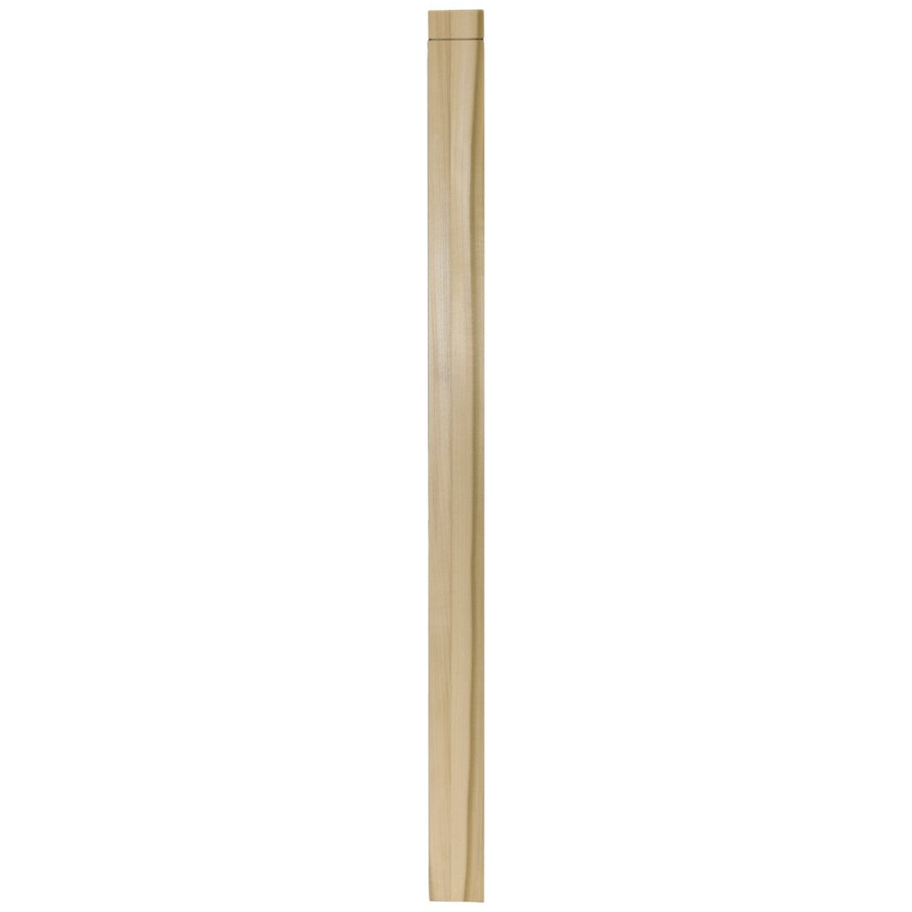 Notched Newel Wood Post | 48" x 3.5" | 350N - All Things Stairs