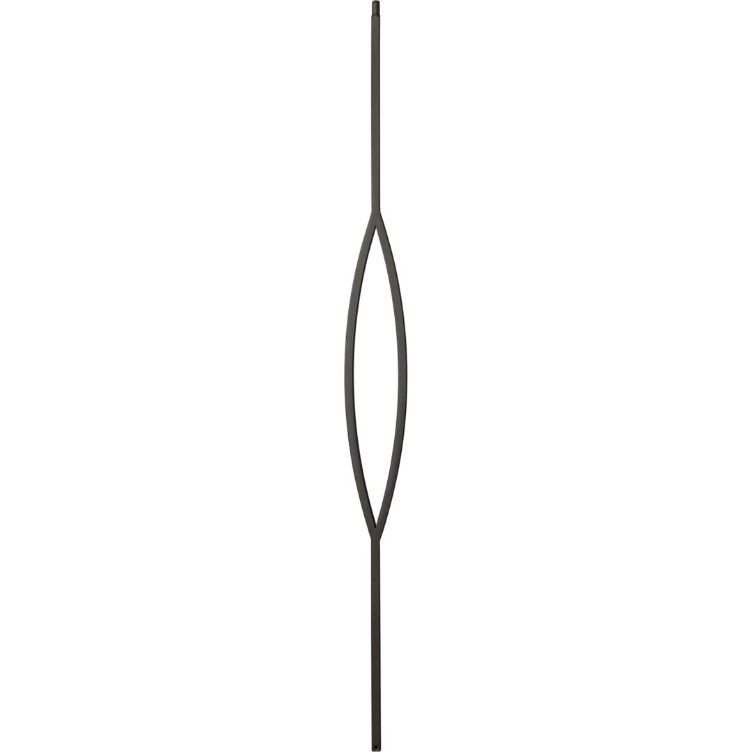 T17 | Iron Baluster | Diamond | 1/2" x 44" - All Things Stairs