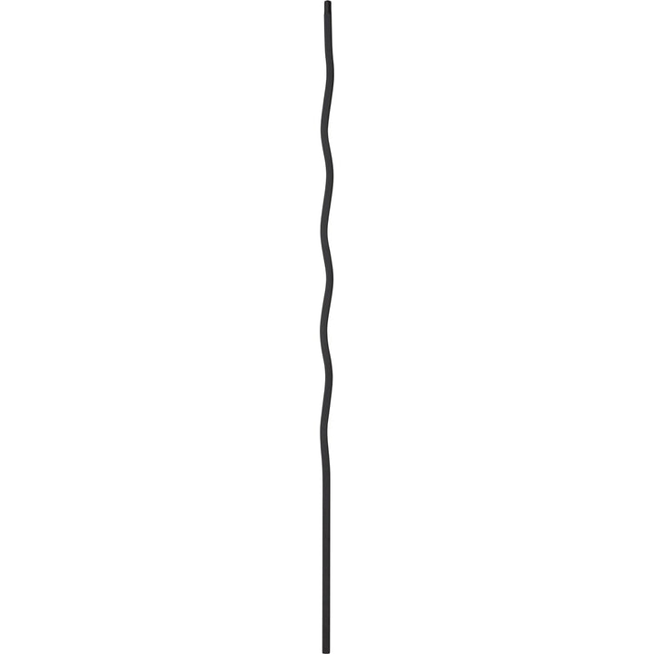 TZZ | Iron Baluster | Zig Zag Wave | 1/2" x 44" - All Things Stairs